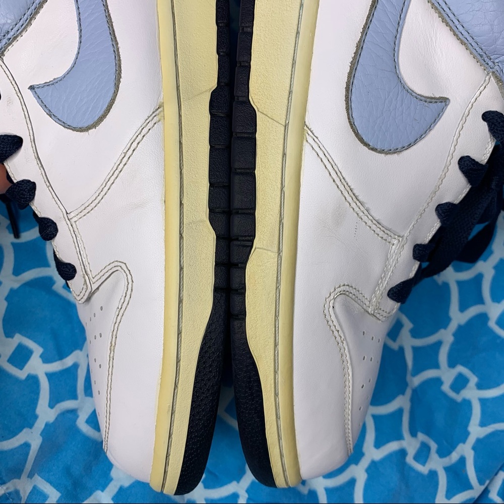 Nike Dunk Low Mens size 13 UNC ICE university blue vintage white rare sail retro - Picture 11 of 13